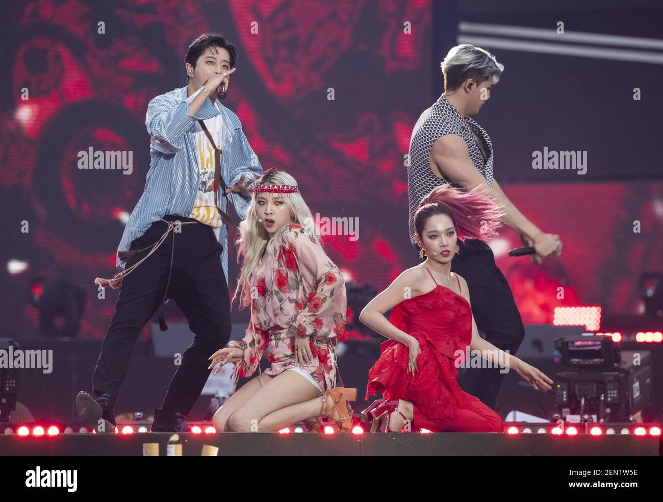 18 May 2019 Seoul, South Korea South Korean KPop mixedgender