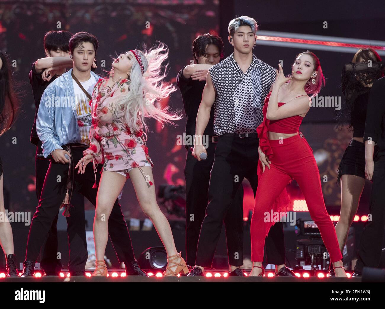 18 May 2019 Seoul, South Korea South Korean KPop mixedgender