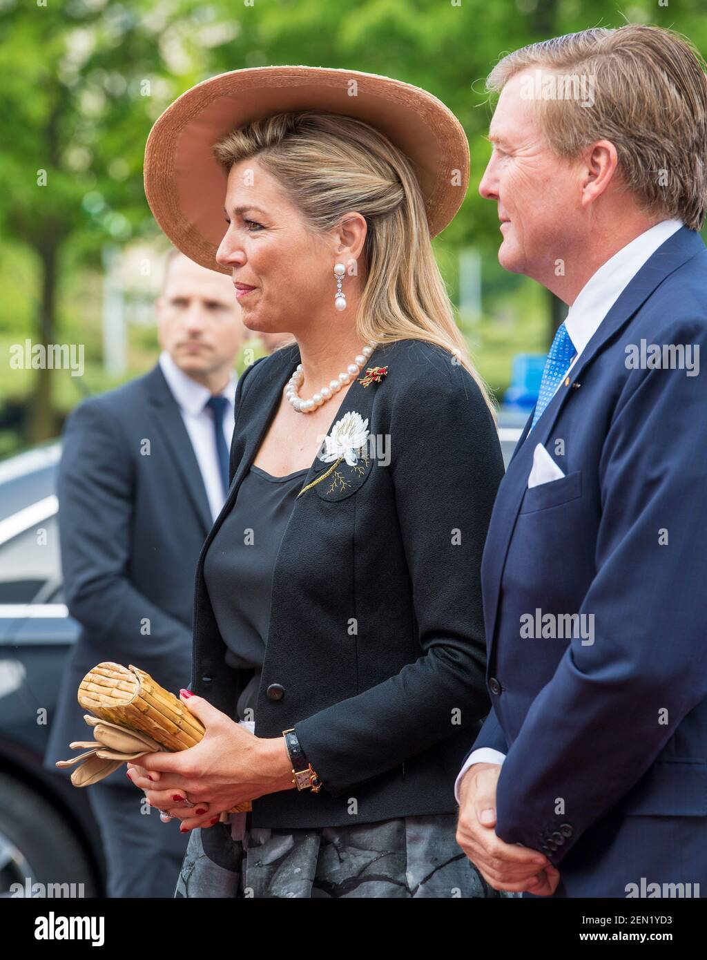 King Willem-Alexander and Queen Maxima of the Netherlands during a ...