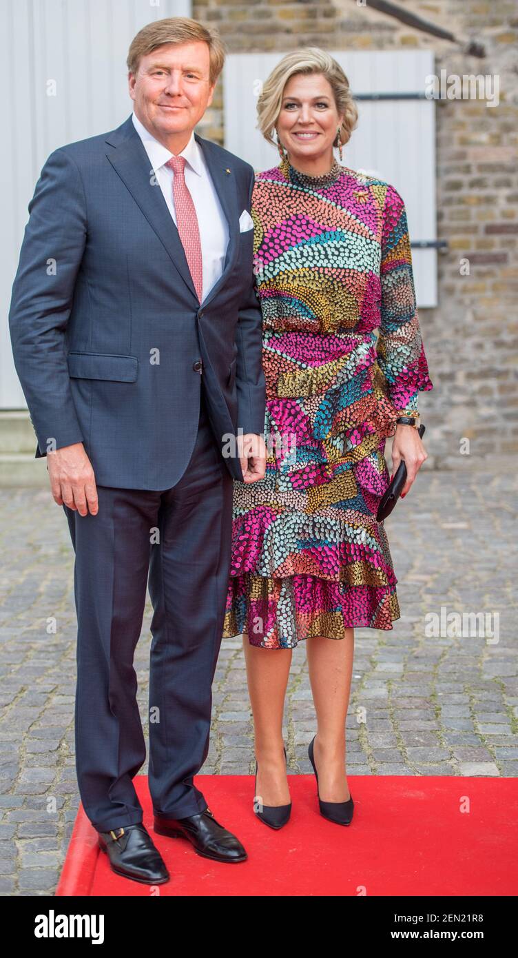 King Willem-Alexander and Queen Maxima of the Netherlands during a ...