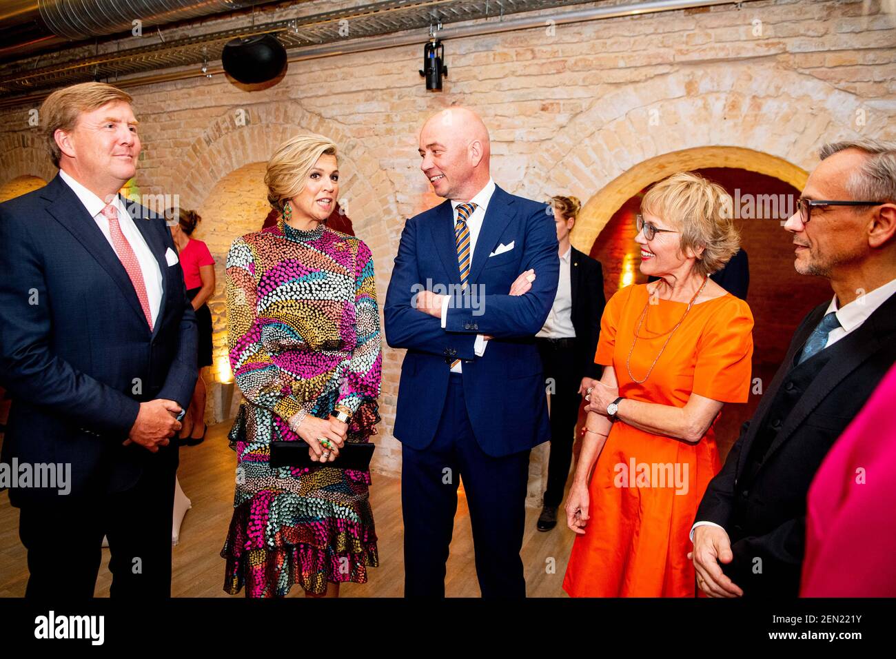King Willem-Alexander and Queen Maxima of the Netherlands during a ...