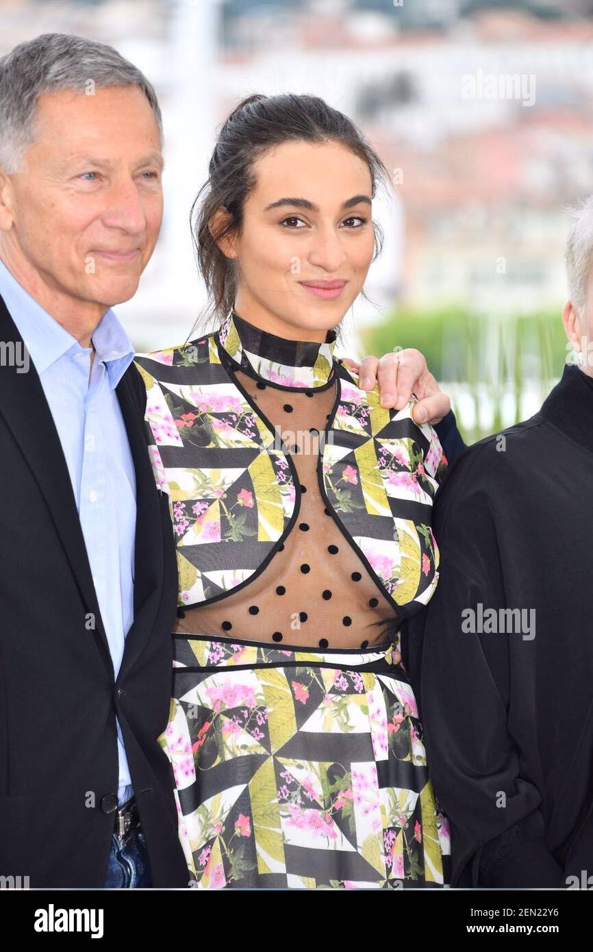 French director Francois Armanet, left, and pop singer and actress