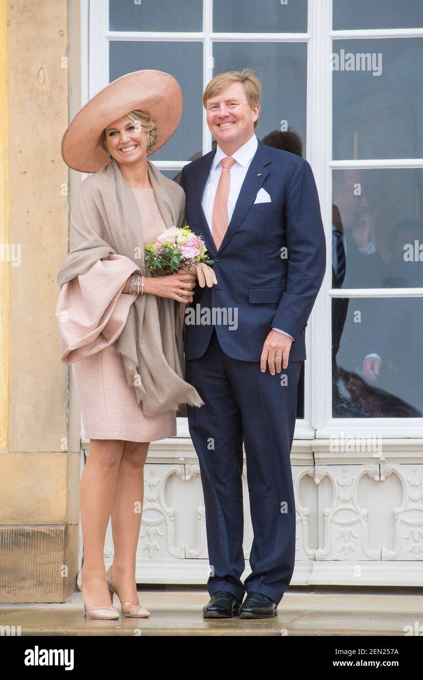 King Willem-Alexander and Queen Maxima of the Netherlands during a ...