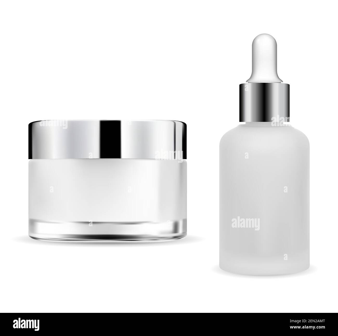 https://c8.alamy.com/comp/2EN2AMT/cream-jar-dropper-bottle-transparent-glass-serum-package-with-eye-drop-cap-3d-blank-silver-lid-flask-creme-container-on-white-background-skin-be-2EN2AMT.jpg