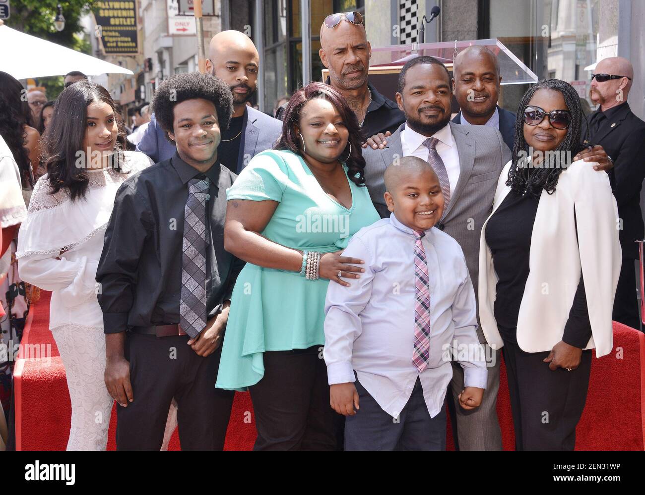 F. Gary Gray with his Family at his Star On The Hollywood Walk Of Fame ...