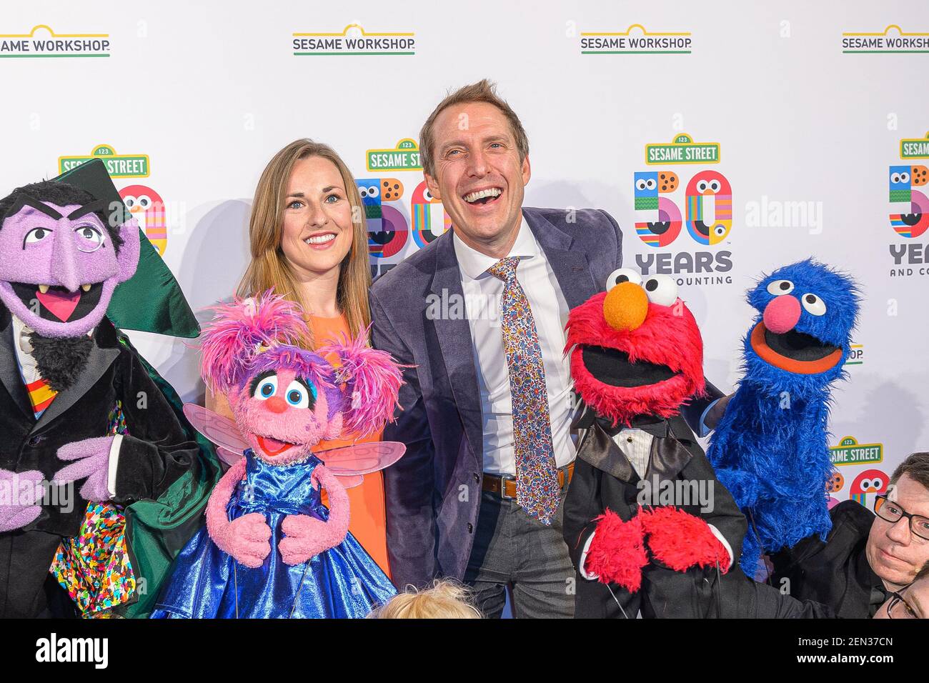 John Goodwin is seen during red carpet arrivals for the Sesame