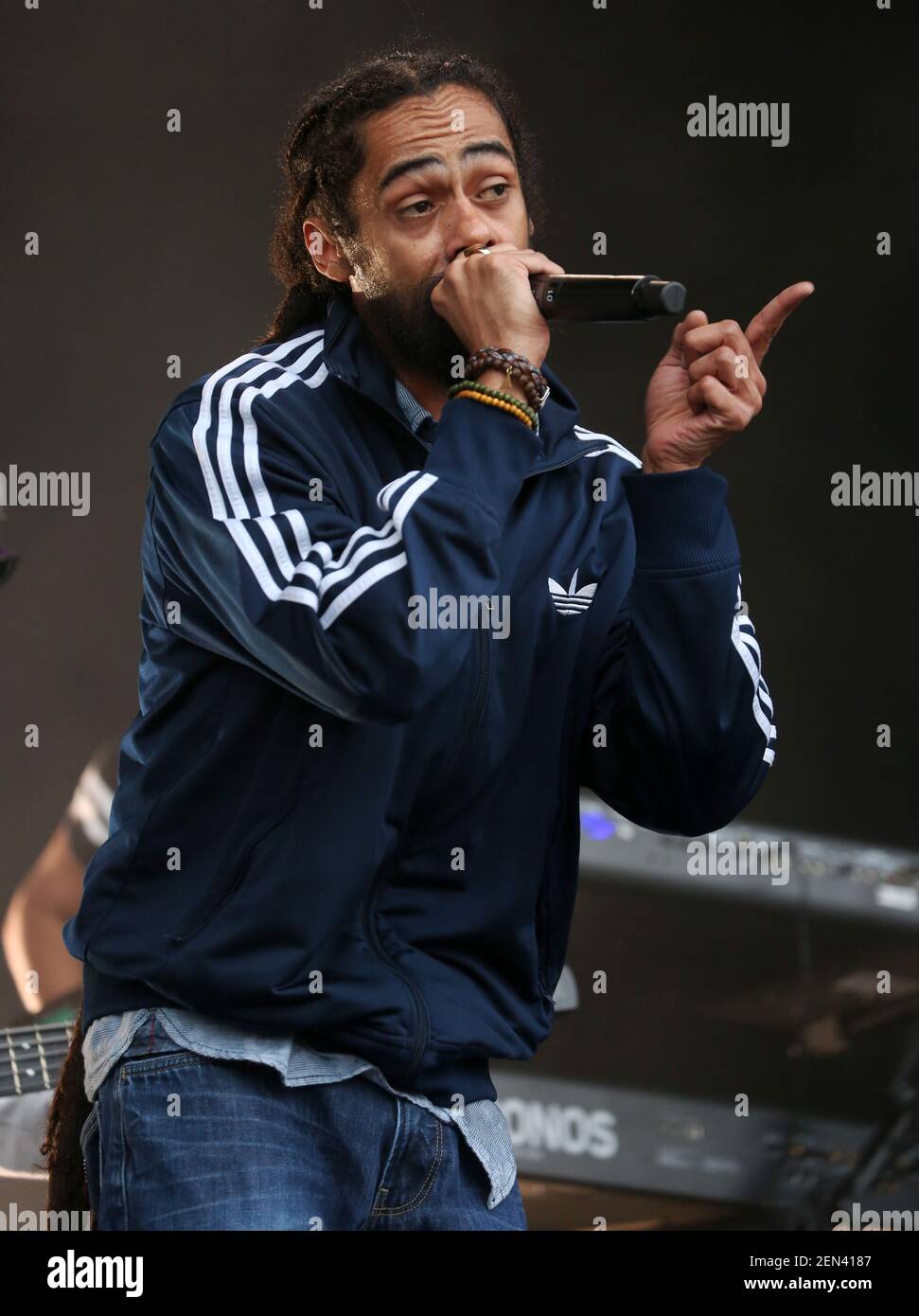 Damian Marley Performs live on stage at Lloyd Park during The Ends Festival  2019 in London. (Photo by Brett Cove / SOPA Images/Sipa USA Stock Photo -  Alamy