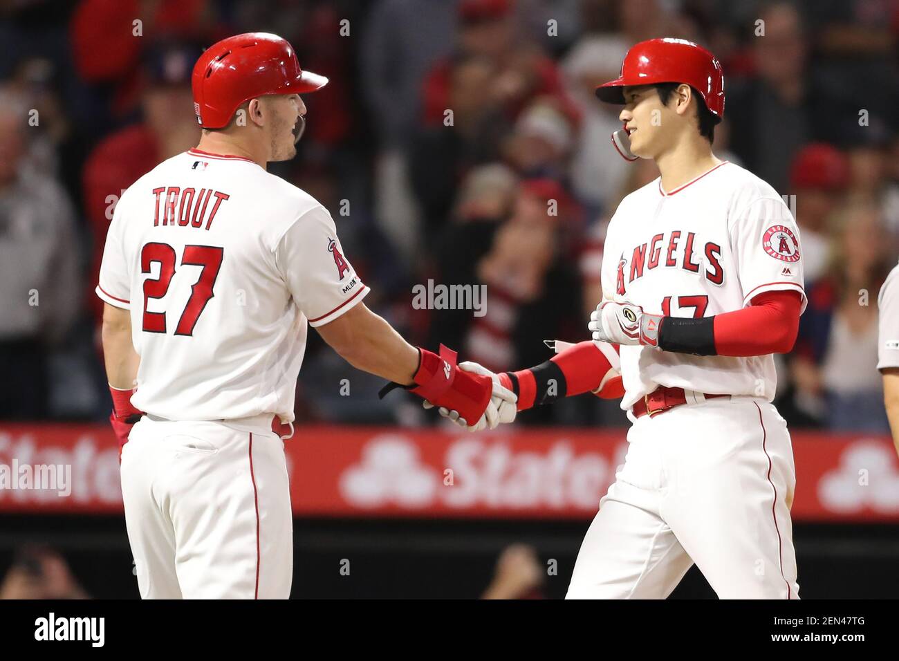 Mike Trout's Unique Handshakes