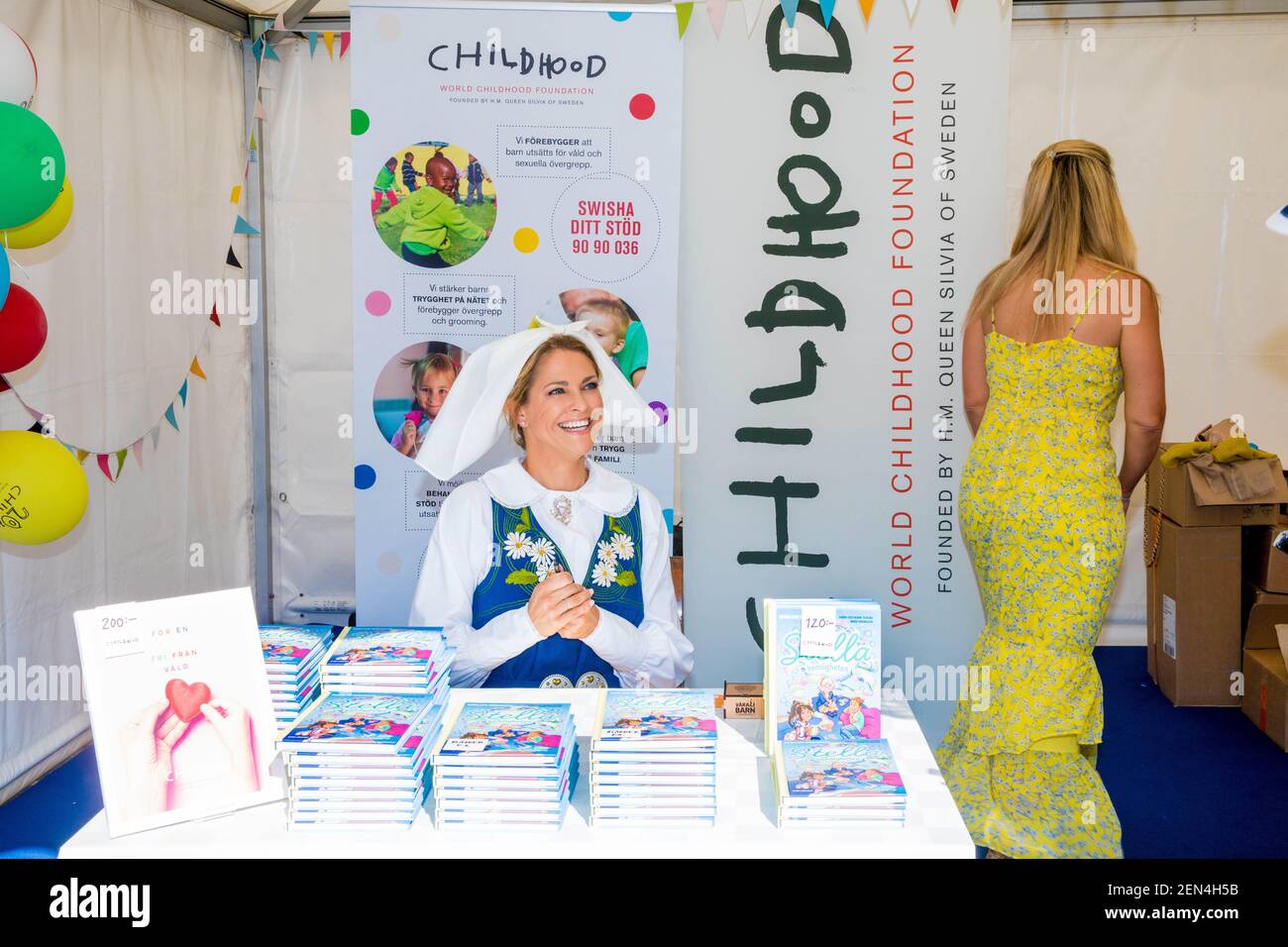 Princess Madeleine during a book signing of her childrens book "Stella(01)