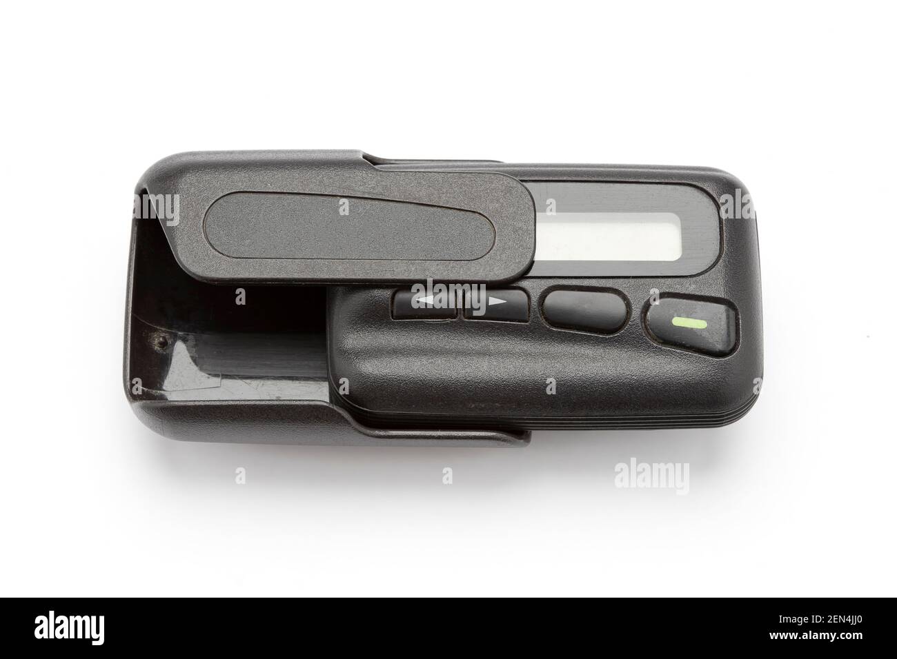 A pager or a beeper ,Pager can receive messages isolate on white background. Stock Photo