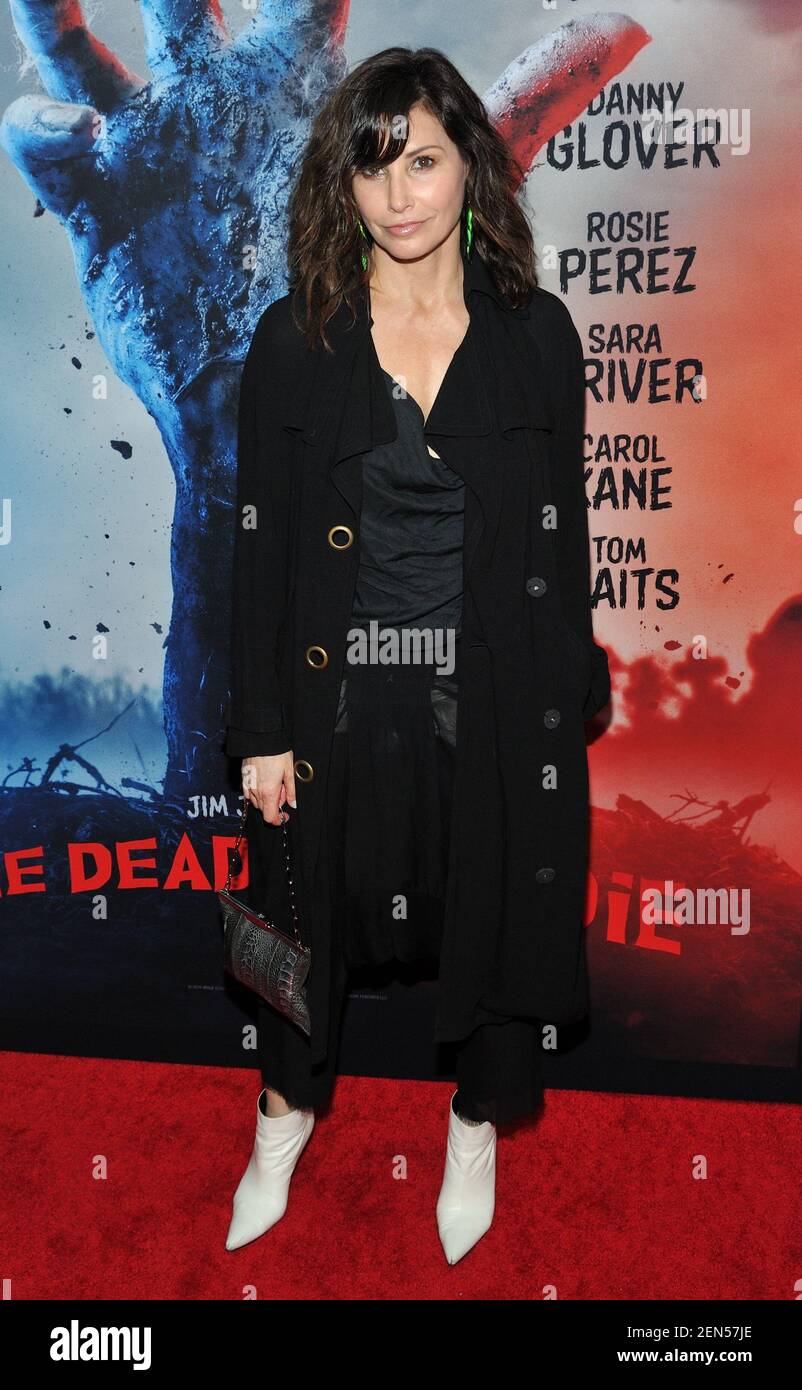 Actress Gina Gershon attends the NY premiere of The Dead Don't Die at the Museum of Modern Art