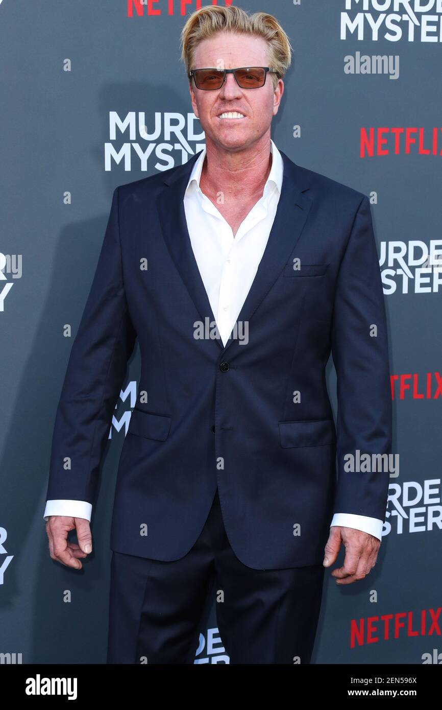 LA Premiere Of Netflix's Murder Mystery Featuring: Shioli Kutsuna, Erik  Griffin, Luis Gerardo Méndez, Adam Sandler, Jennifer Aniston, Kyle  Newacheck, Dany Boon, John Kani Where: Westwood, California, United States  When: 11 Jun