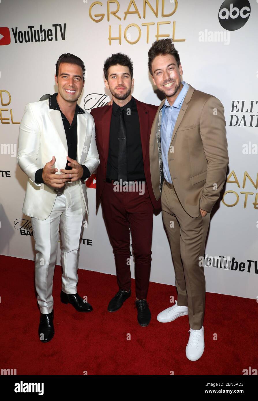 MIAMI BEACH, FL - JUNE 10: Jencarlos Canela, Bryan Craig and Lincoln ...