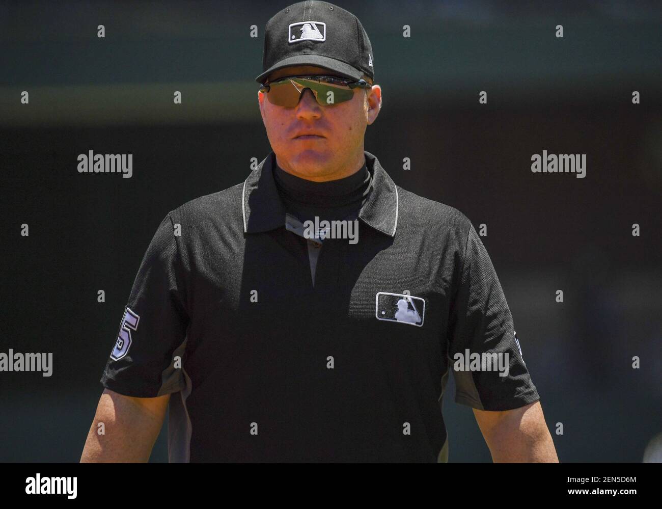 June 08, 2019: MLB umpire Gerry Davis #12 an afternoon MLB game between ...