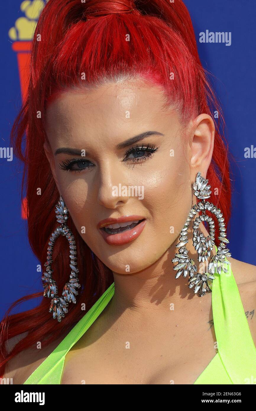 Justina Valentine attends the 2019 MTV Movie and TV Awards held at