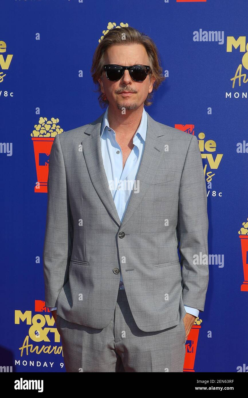 David Spade attends the 2019 MTV Movie and TV Awards held at Barker ...