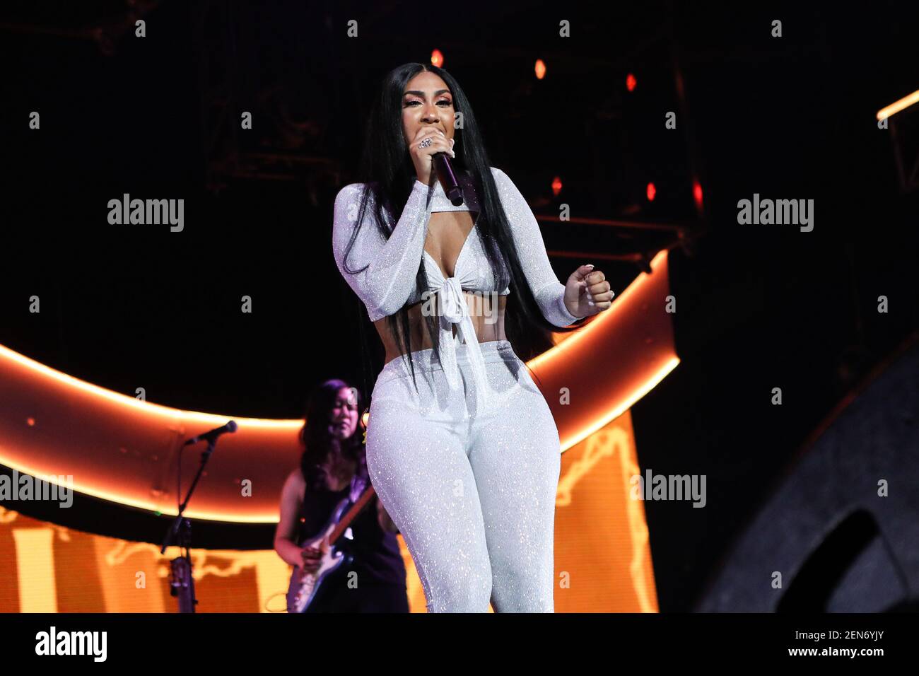LOS ANGELES, CALIFORNIA, USA JUNE 20 Singer Queen Naija performs on