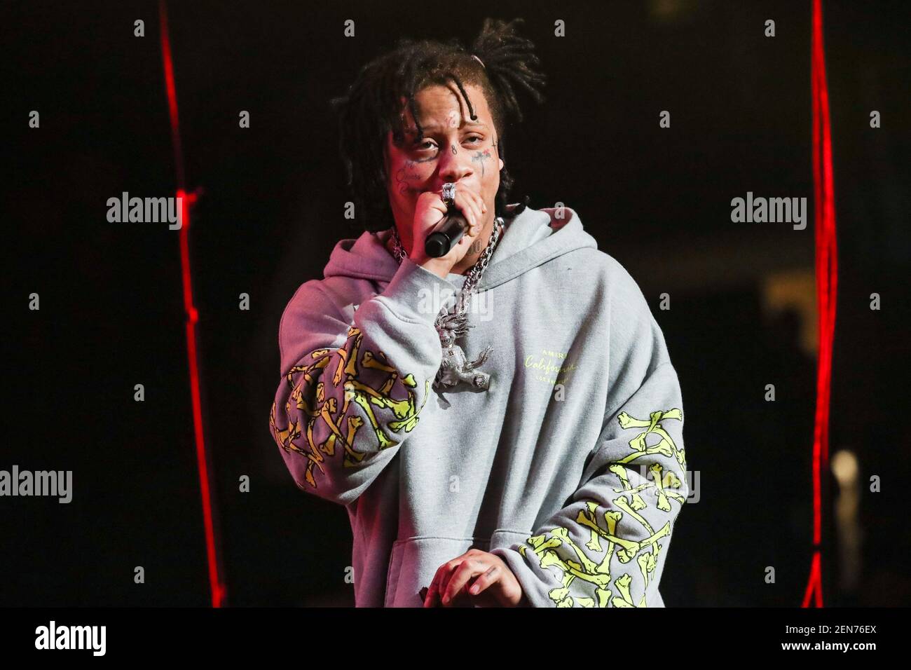 LOS ANGELES CALIFORNIA USA JUNE 22 Rapper Trippie Redd Performs At los-angeles-california-usa-june-22-rapper-trippie-redd-performs-at