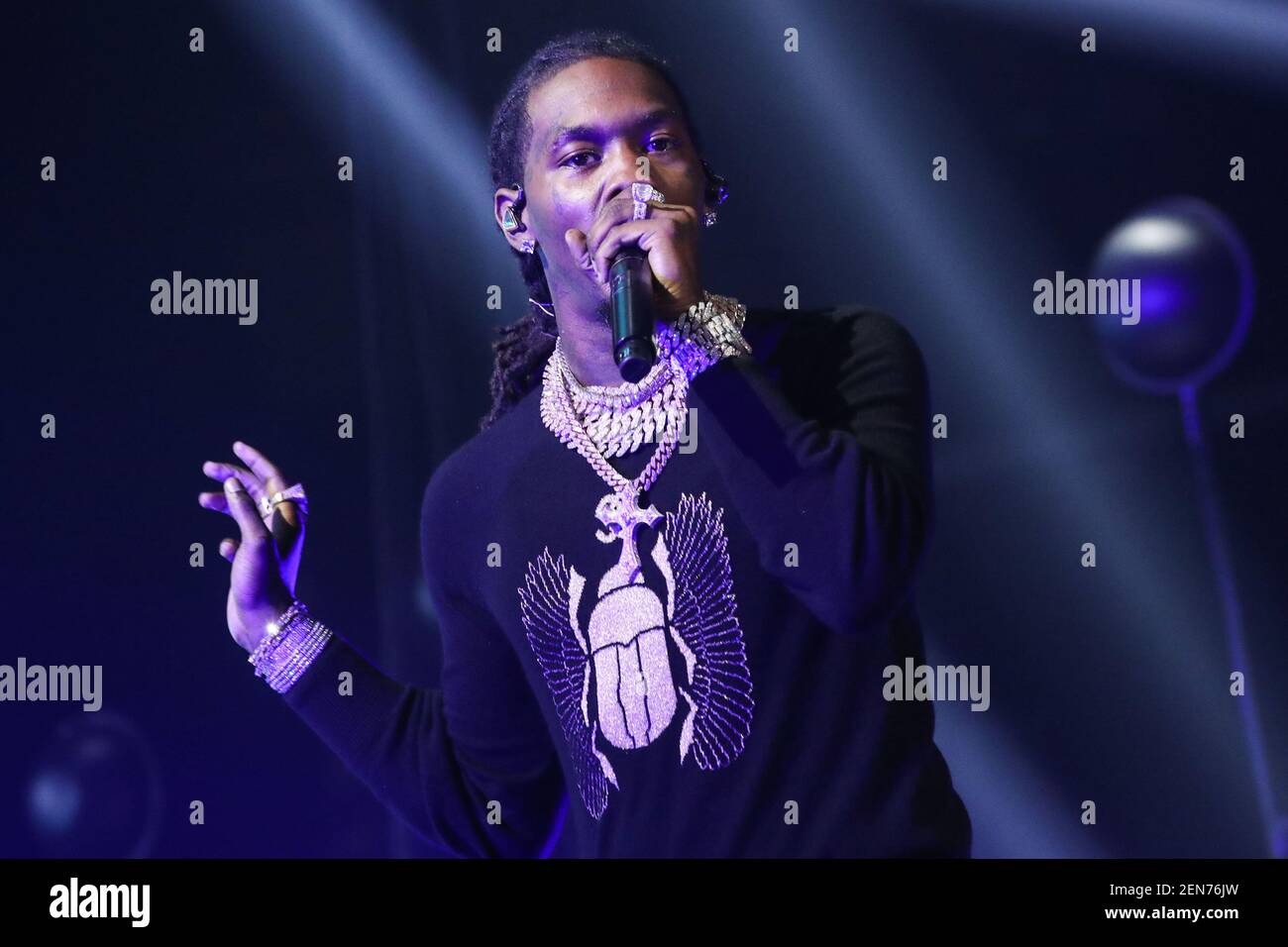 LOS ANGELES, CALIFORNIA, USA - JUNE 22: Rapper Offset of Migos performs ...