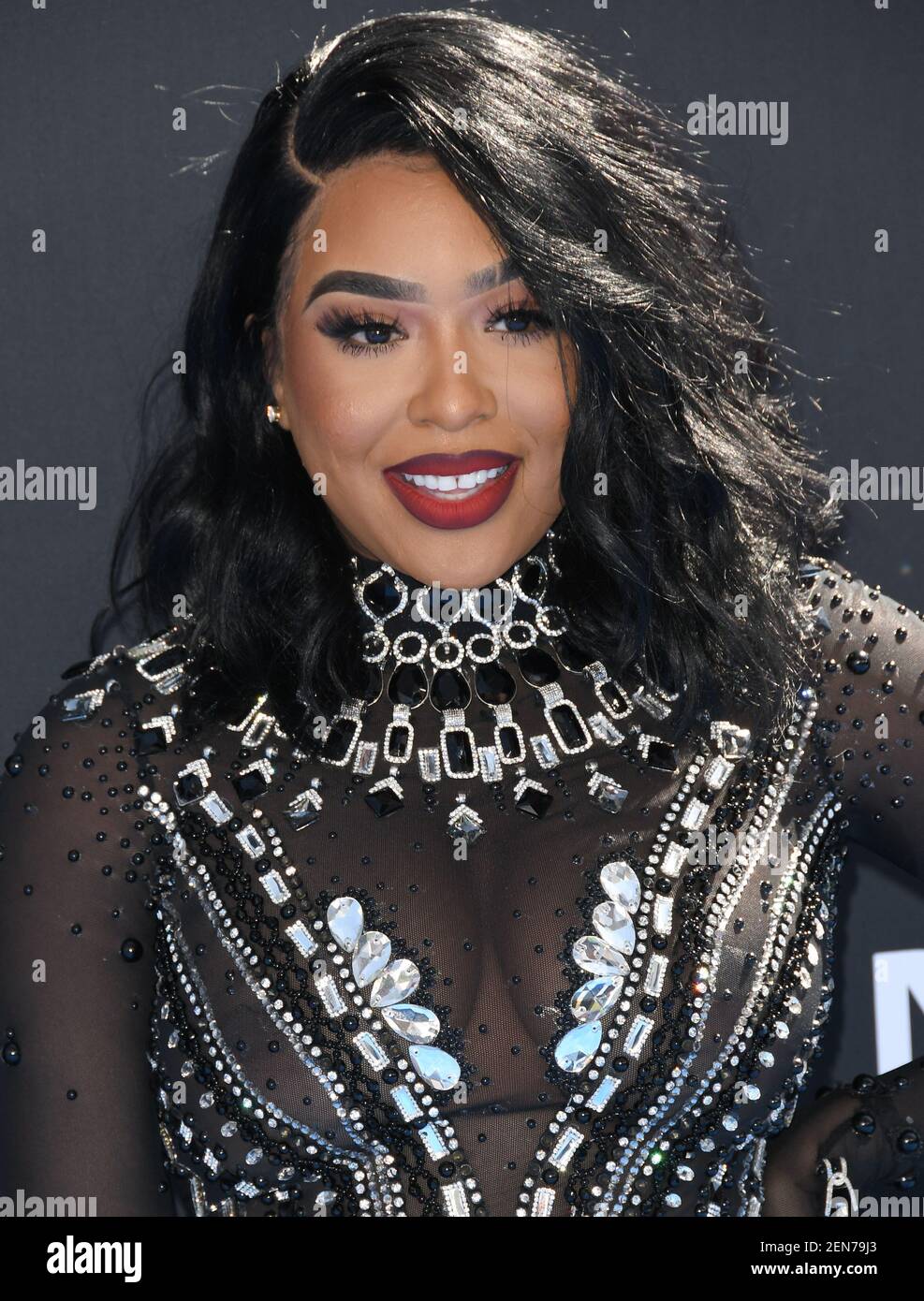 B. Simone at the 2019 BET Awards held at Microsoft Theater on June 23 ...