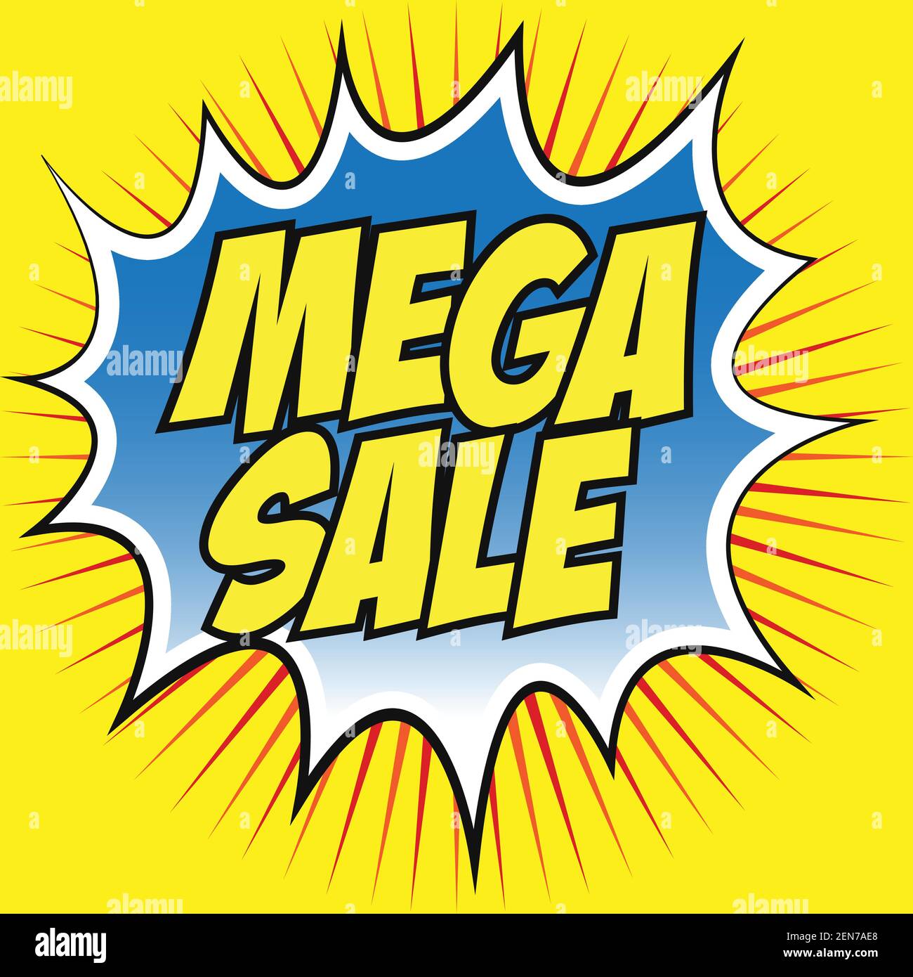 banner in speech bubble pop art style. vector illustration Stock Vector