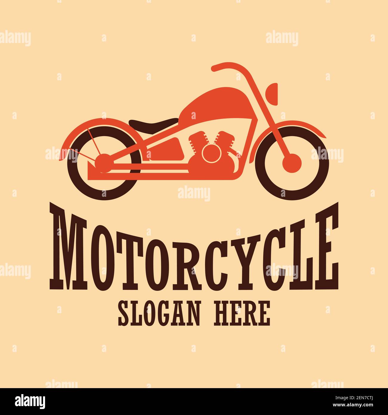 motorcycle logo emblems and insignia with text space for your slogan
