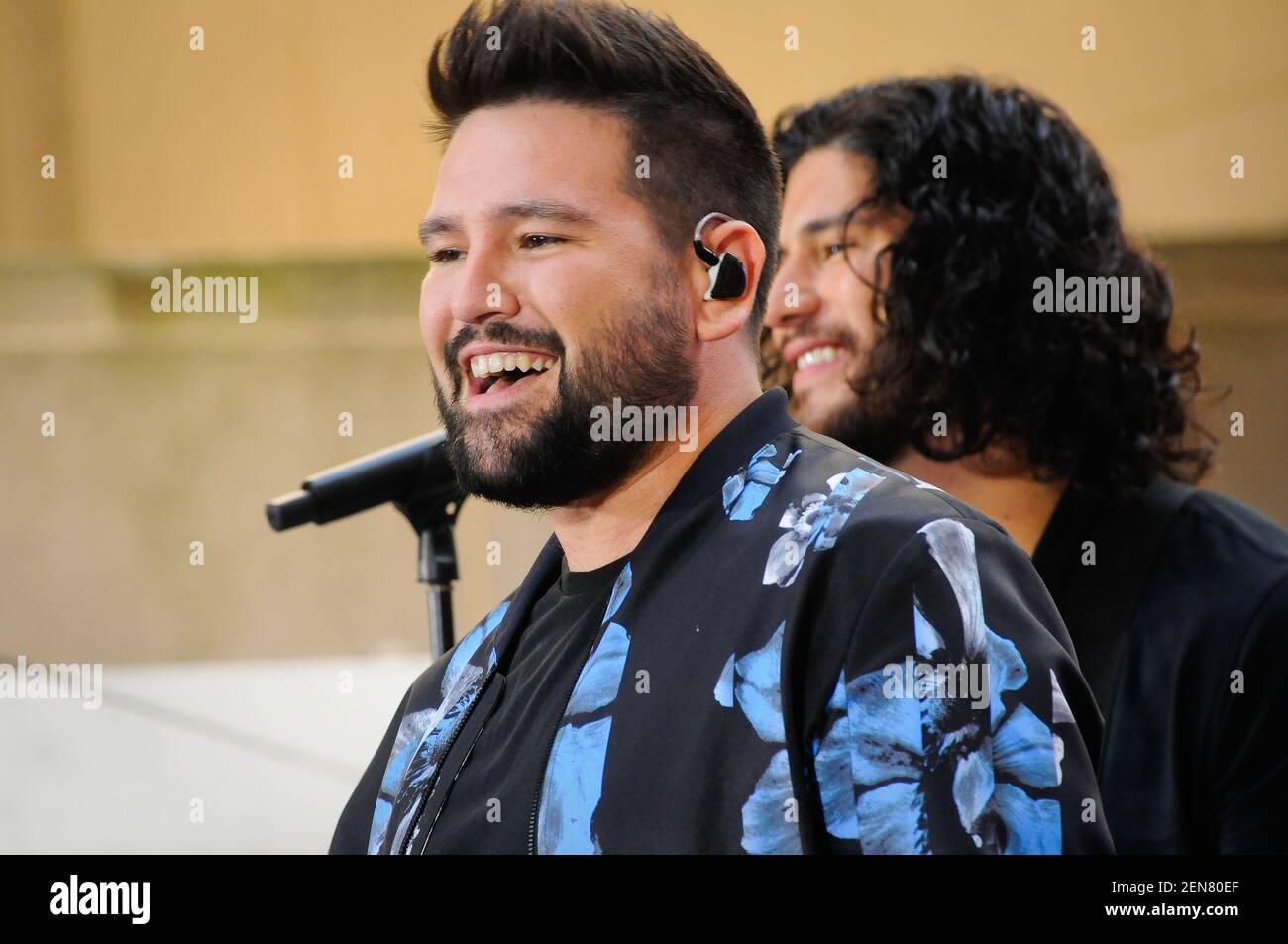 Shay Mooney and Dan Smyers perform during the show. Country music duo ...