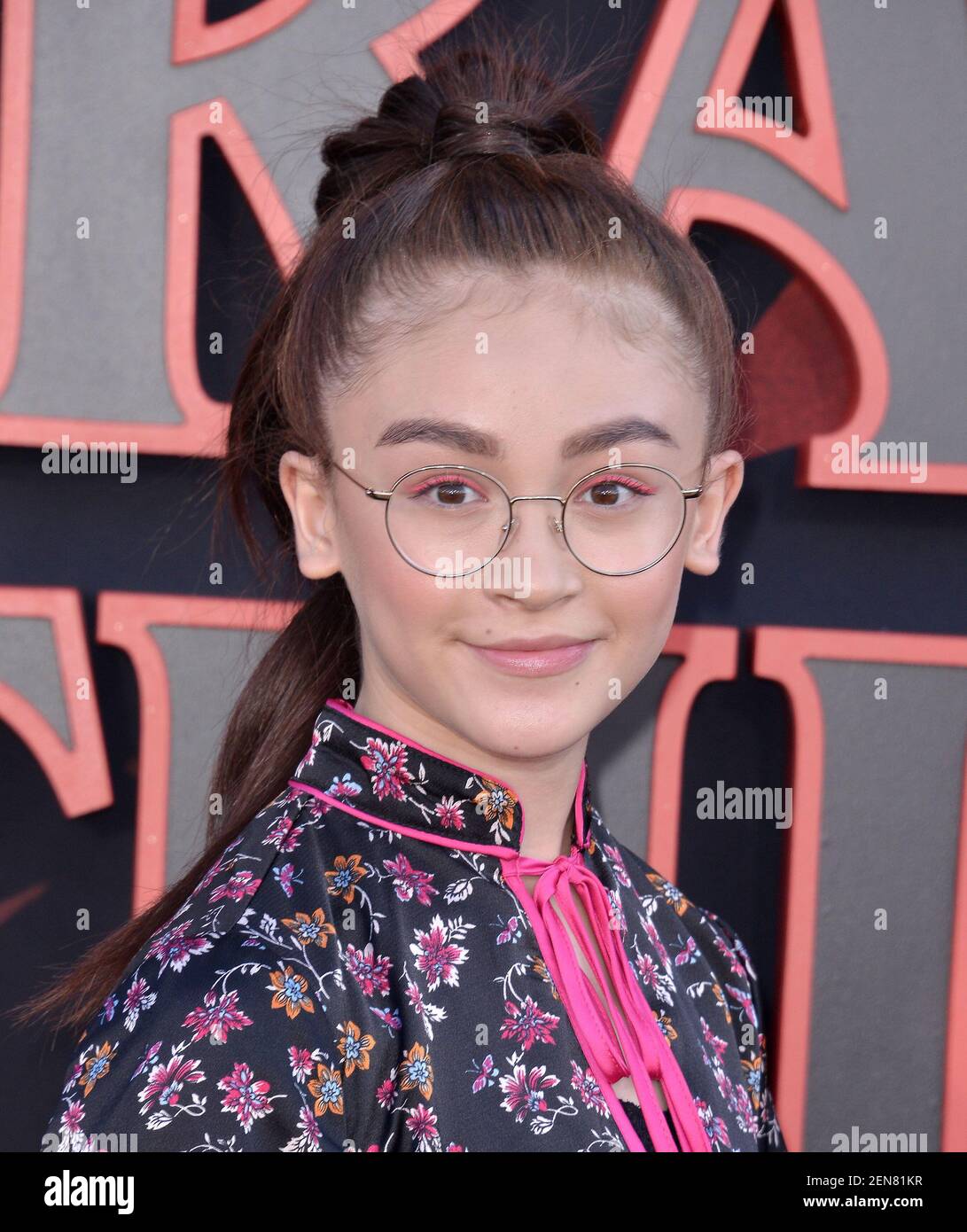 Anna Cathcart arrives at Netflix's STRANGER THINGS 3 World Premiere