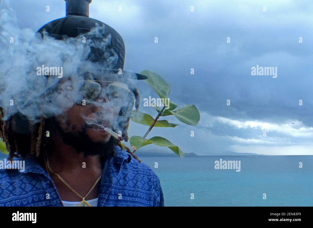 Christopher "Birdheye" Gordon runs Island Strains Herb House in Montego