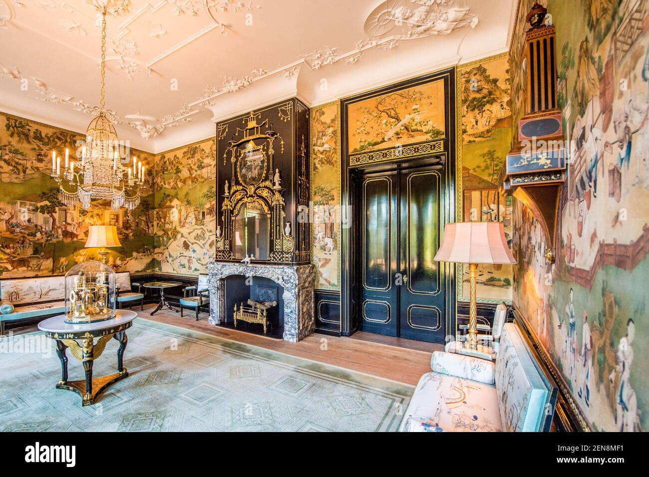 The Chinese Room of Huis ten Bosch Palace, after the renovation of the  interior and exterior of the Royal Palace, the new home of King  Willem-Alexander and Queen Maxima of the Netherlands. (