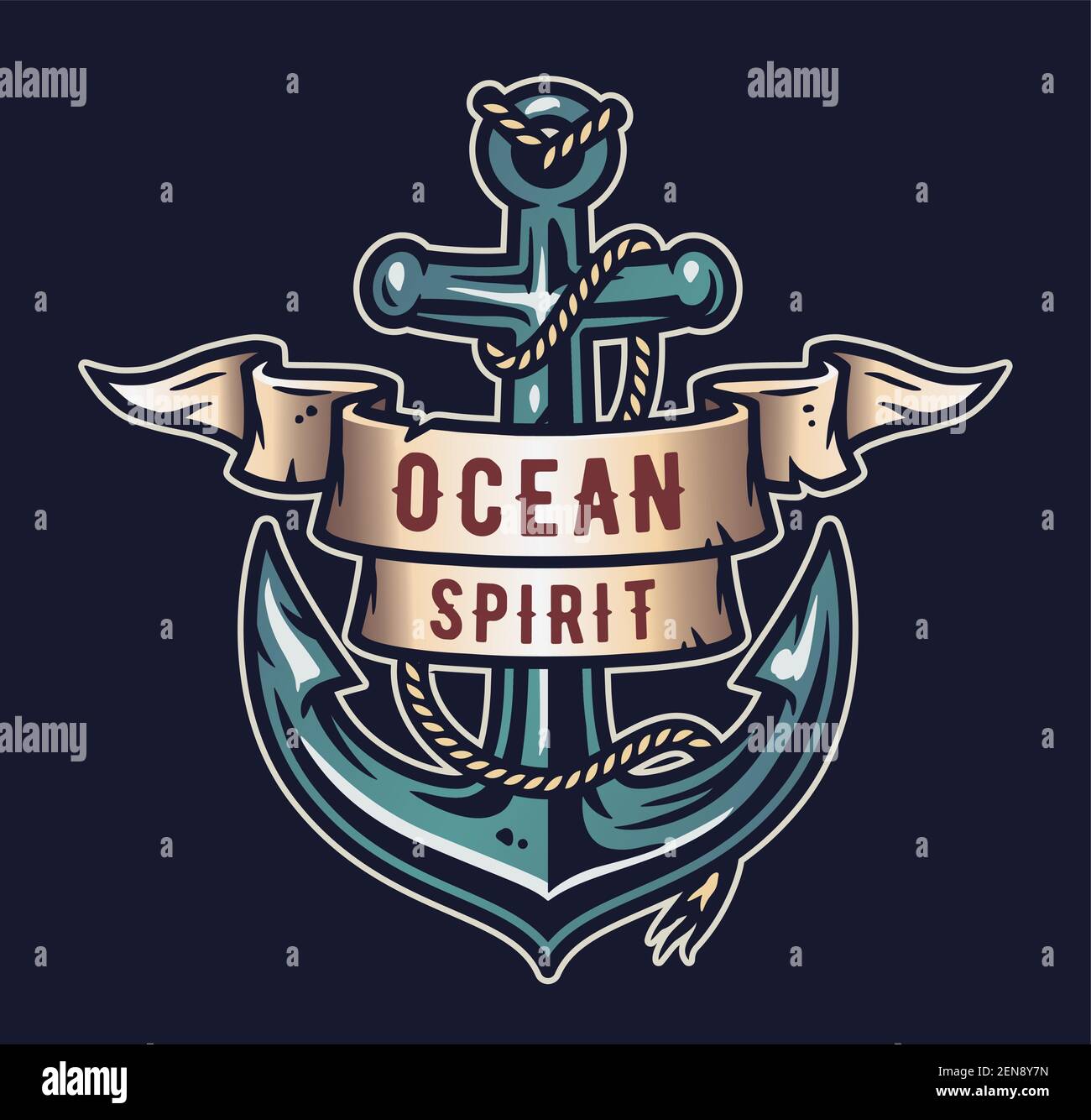 Chain mooring Stock Vector Images Alamy