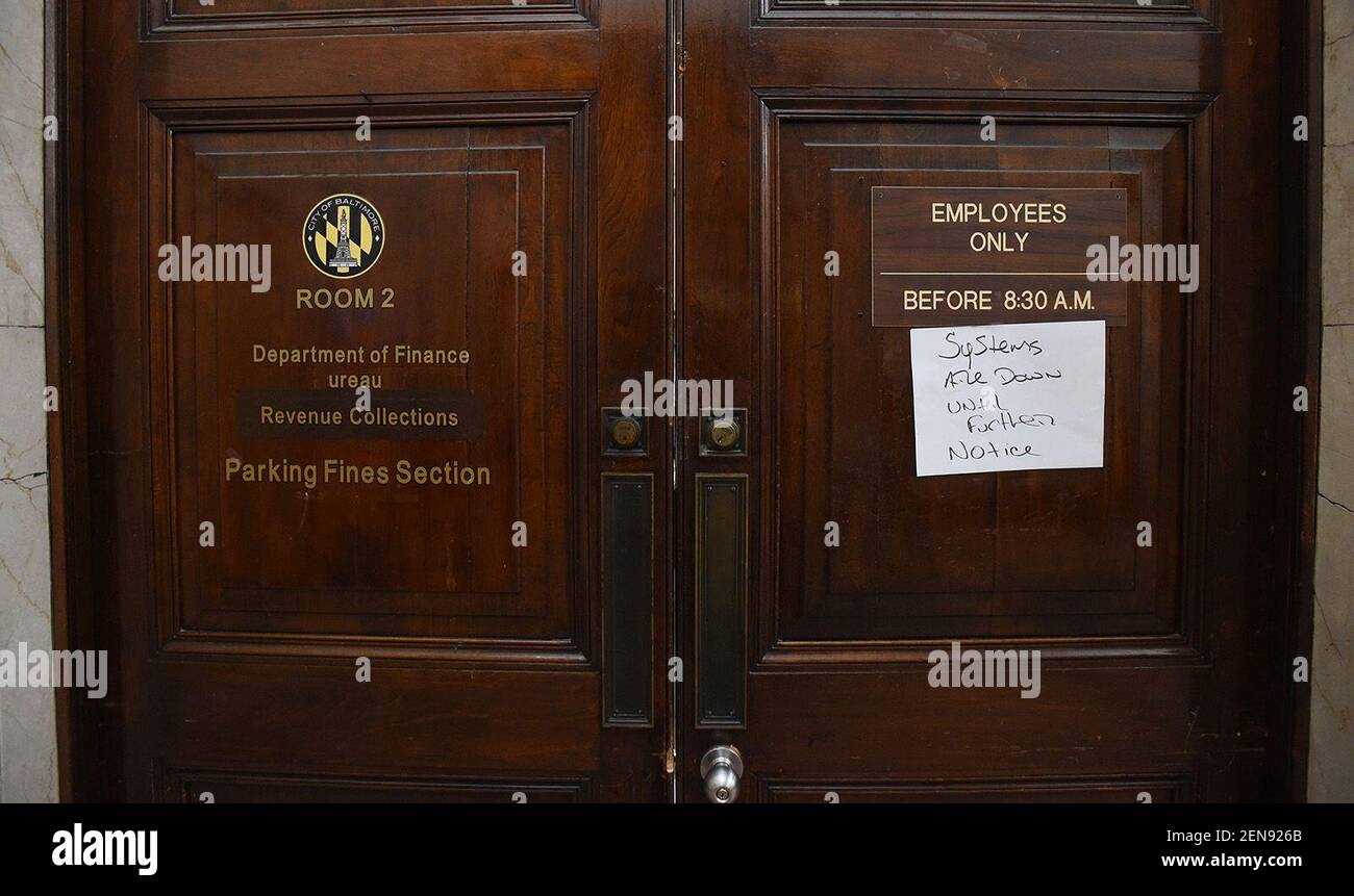A third of Baltimore employees access to their computers back after the ...