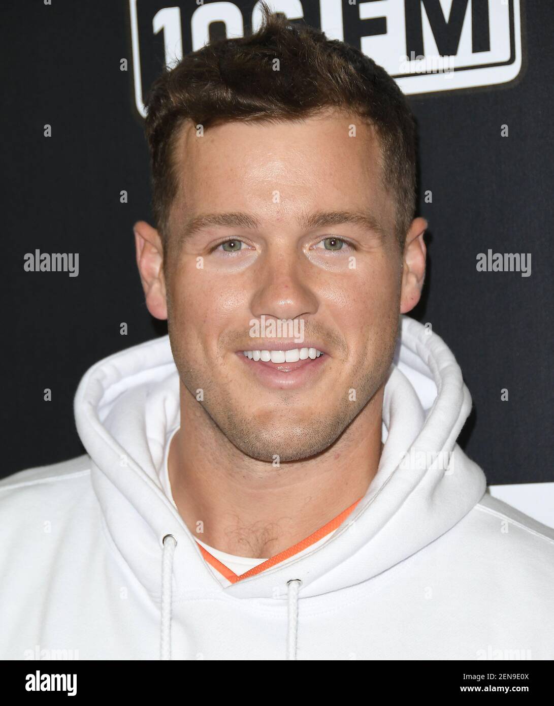 Colton Underwood arrives at the Monster Energy Celebrity Basketball