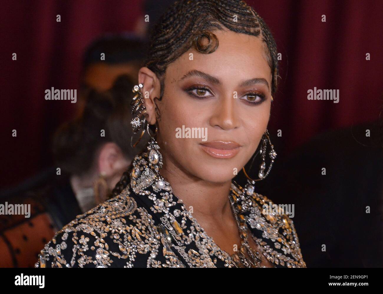 Beyoncé arrives at the Disney's THE LION KING World Premiere held at ...