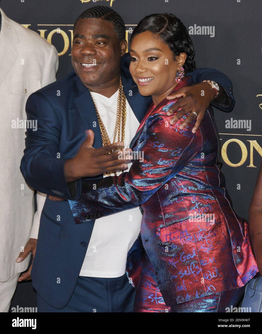 (LR) Tracy and Tiffany Haddish at the Disney's THE LION KING