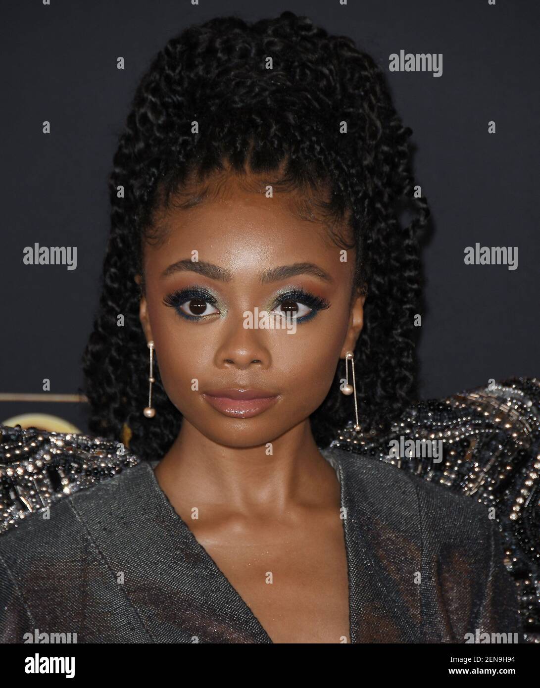 Skai Jackson arrives at the Disney's THE LION KING World Premiere held