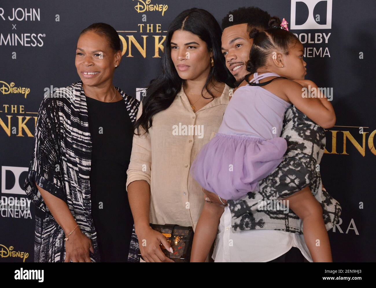 Chance The Rapper and Family at the Disney's THE LION KING World ...