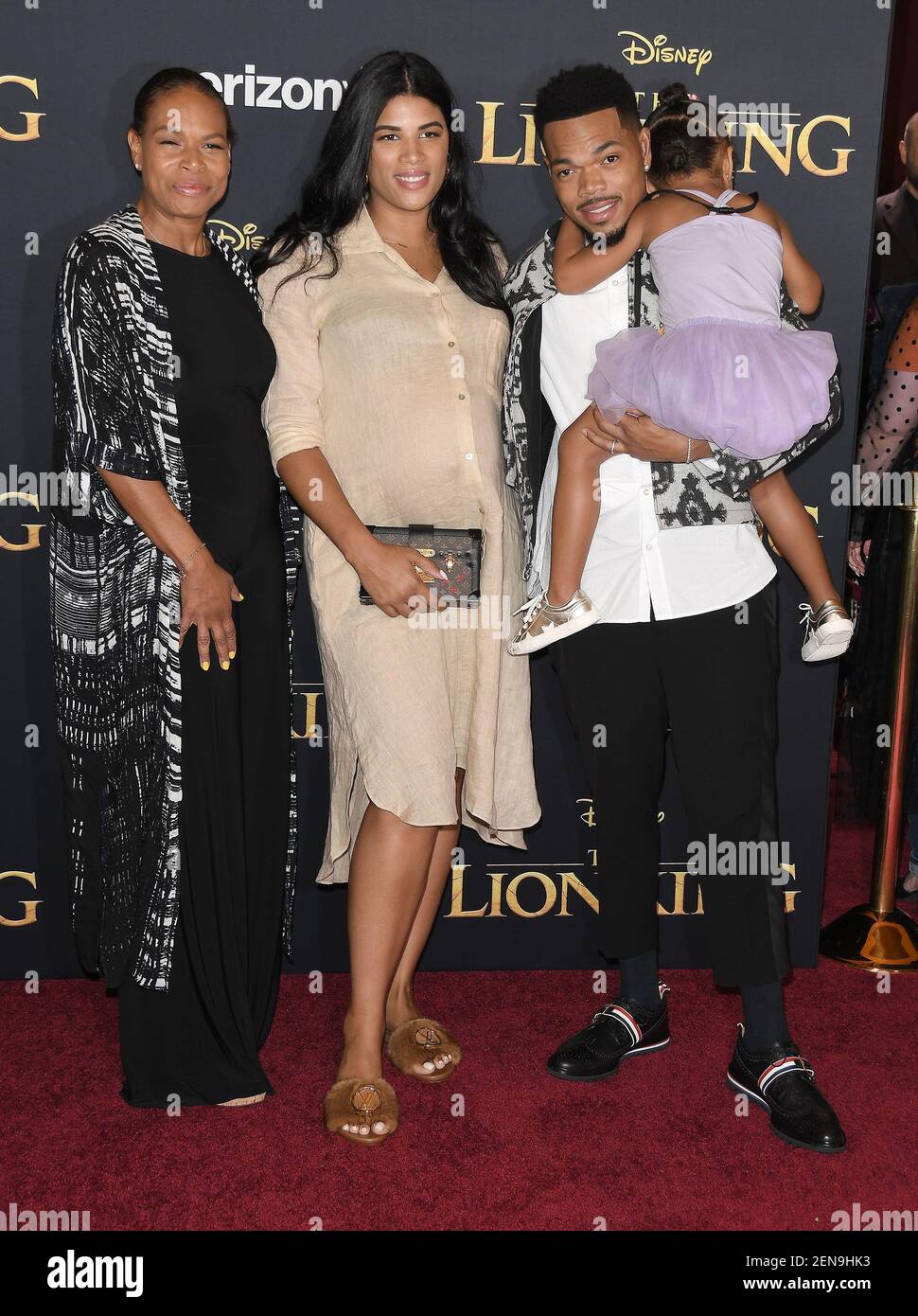 Chance The Rapper and Family at the Disney's THE LION KING World ...