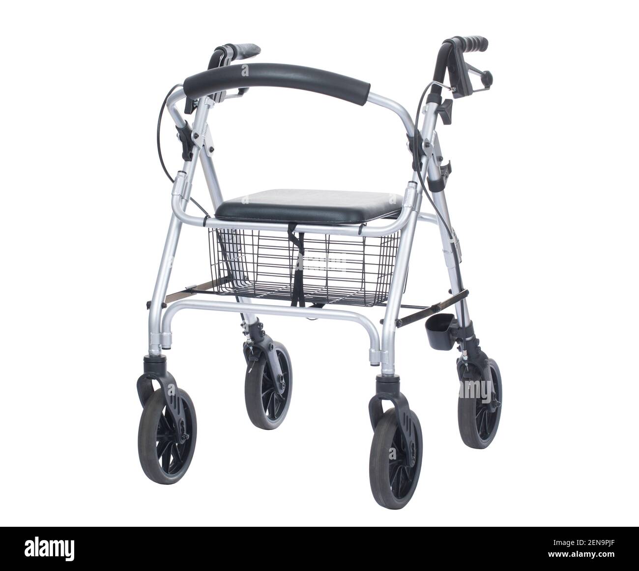 Walkers for seniors specially made to provide more support and balance, recovery and help during walking concept Stock Photo