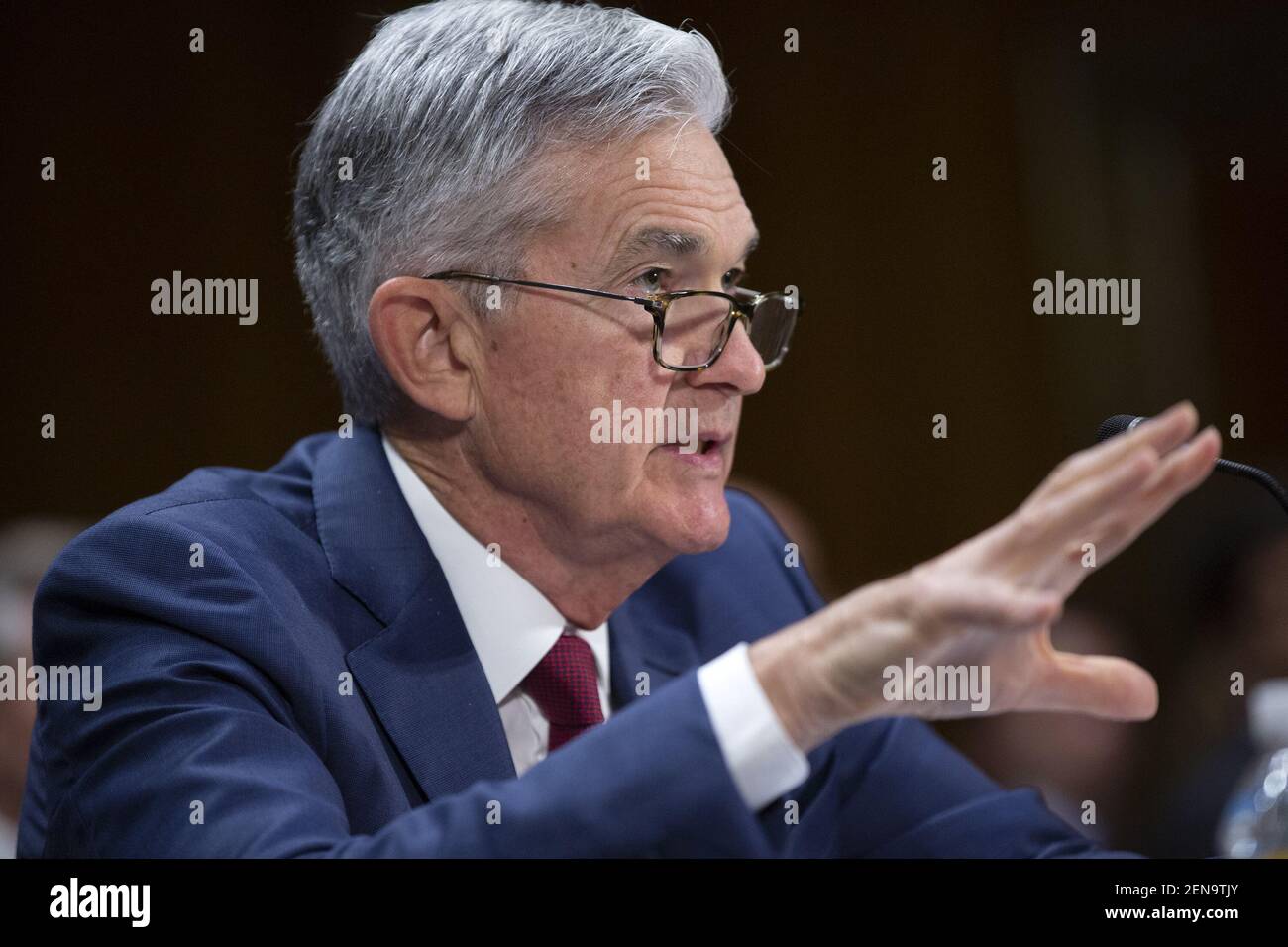 Chair of the Federal Reserve Jerome Powell delivers his semiannual ...