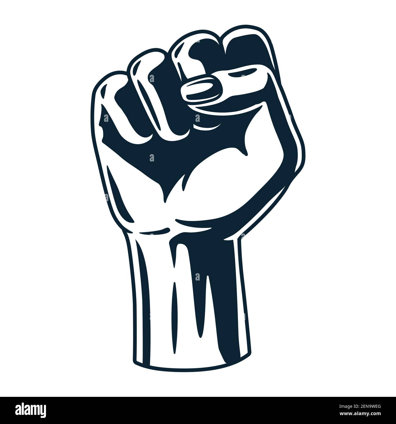 Female fist pump Stock Vector Images Alamy