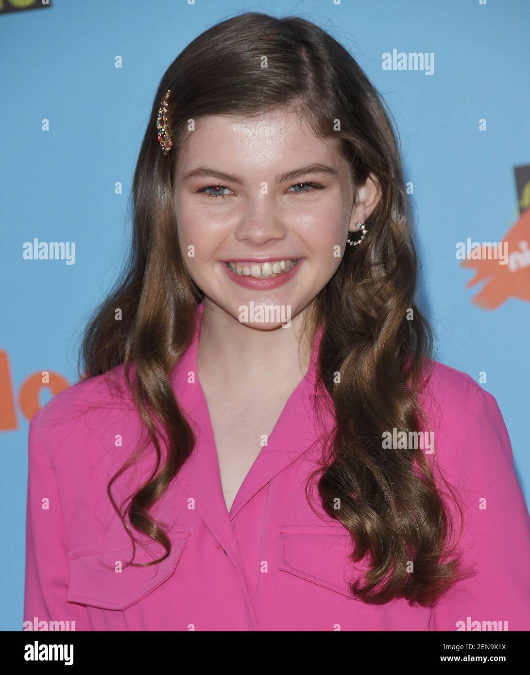 Kate Godfrey arrives at the Nickelodeon Kids' Choice Sports 2019 held