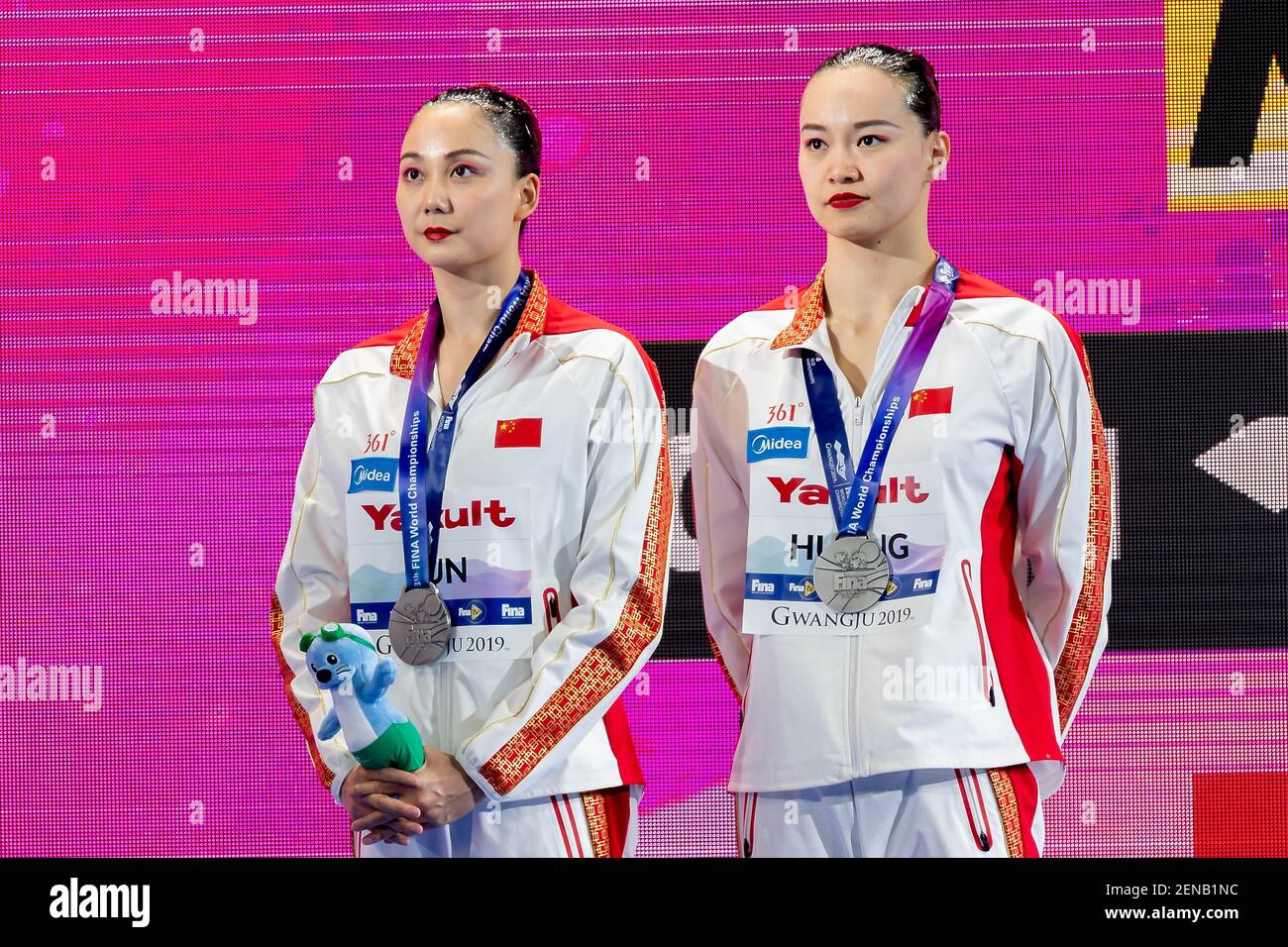 HUANG Xuechen SUN Wenyan China CHN Silver Medal Gwangju South Korea