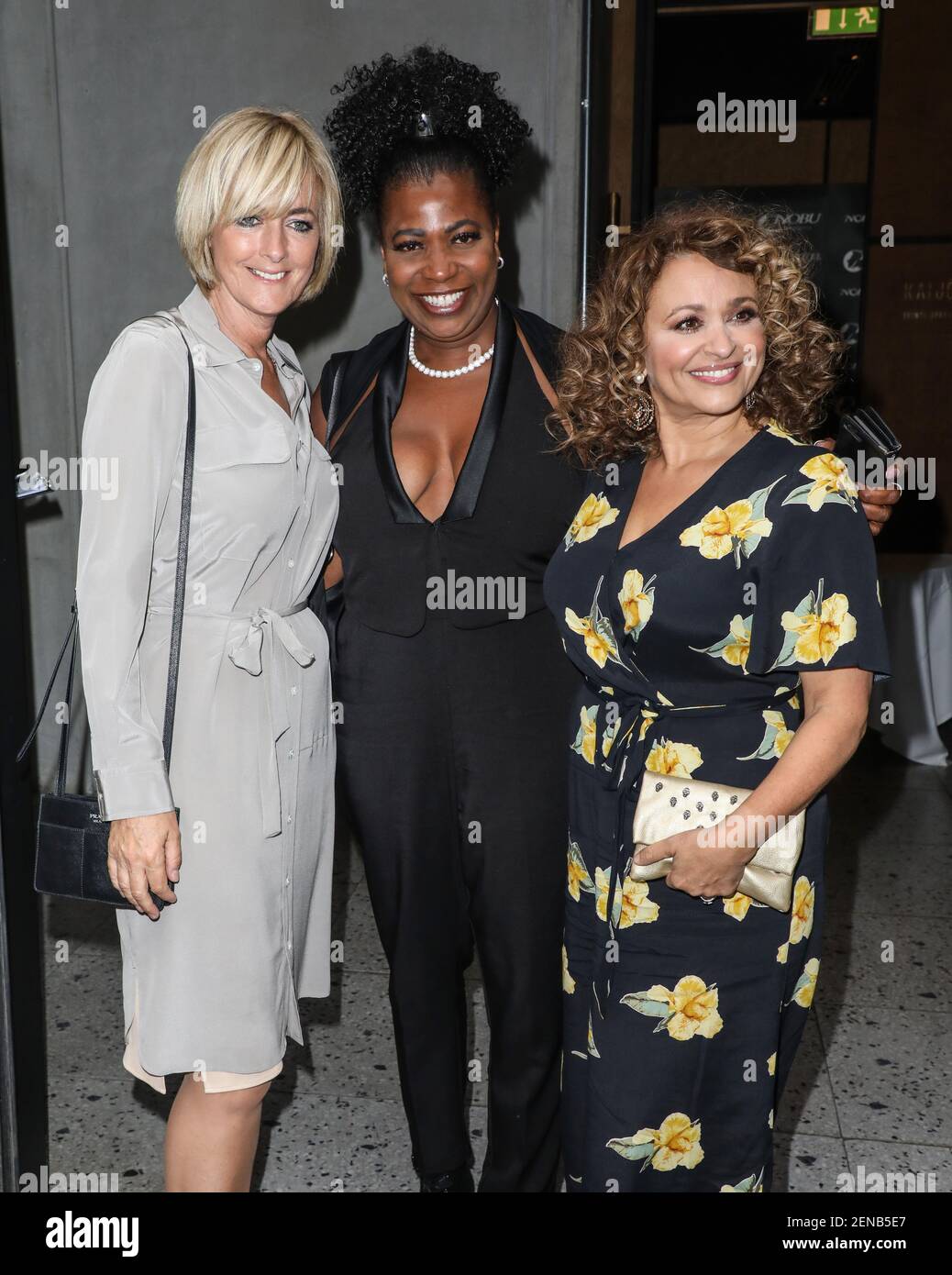 (L to R) Jane Moore, Brenda Edwards and Nadia Sawalha