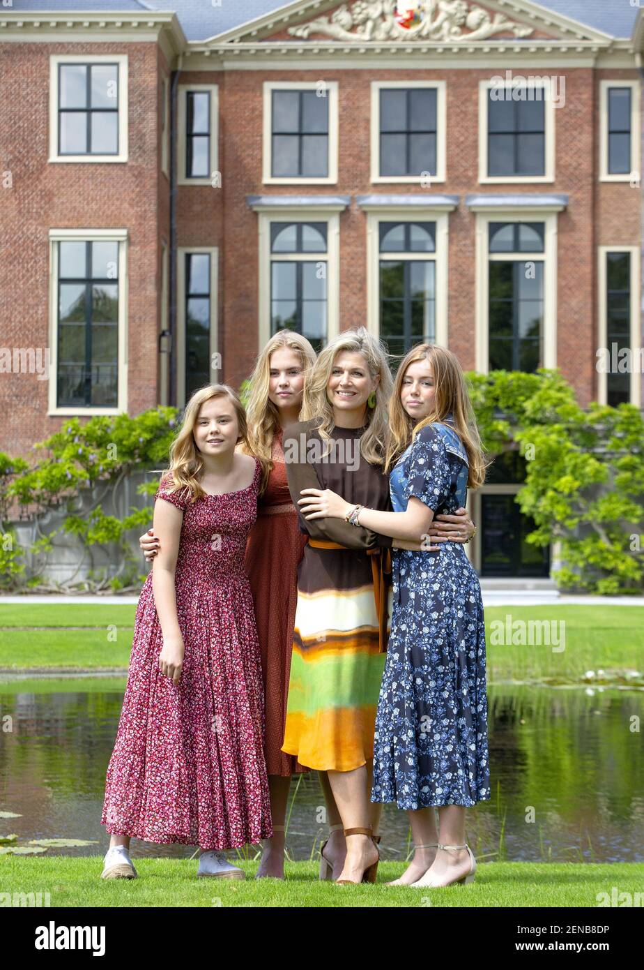 Queen Maxima and Princess Amalia and Princess Alexia and Princess ...