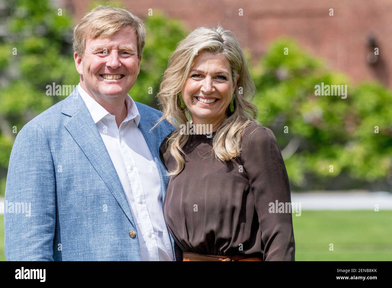 King Willem-Alexander and Queen Maxima during the annual summer photo ...
