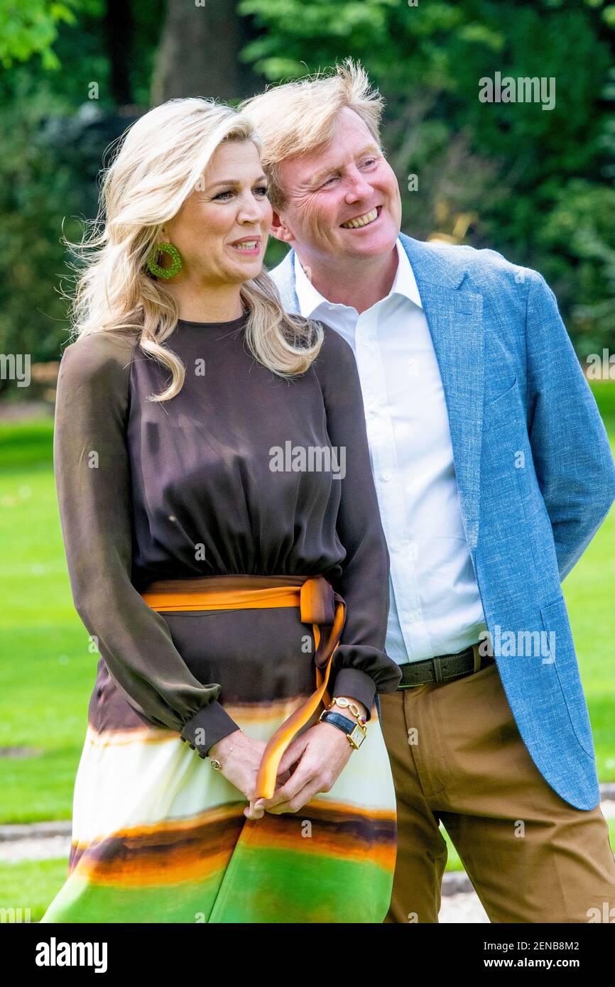 King Willem-Alexander and Queen Maxima during the annual summer photo ...