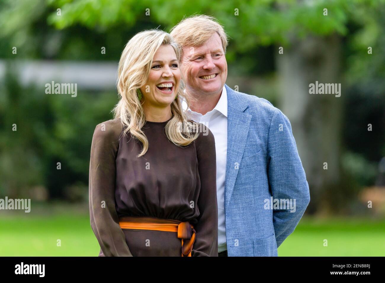 King Willem-Alexander and Queen Maxima during the annual summer photo ...