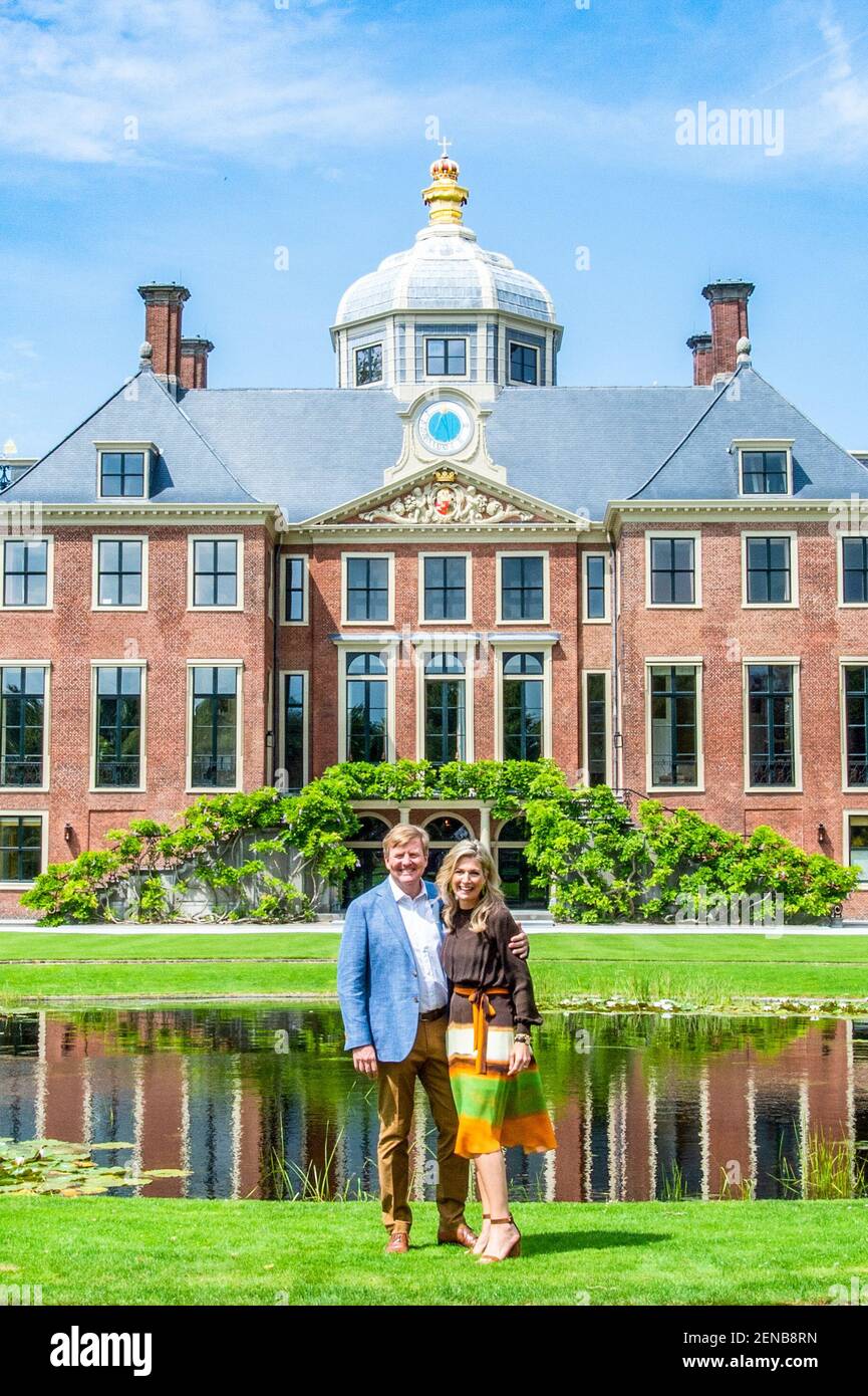 King Willem-Alexander and Queen Maxima during the annual summer photo ...