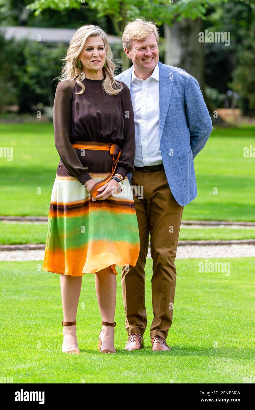 King Willem-Alexander and Queen Maxima during the annual summer photo ...